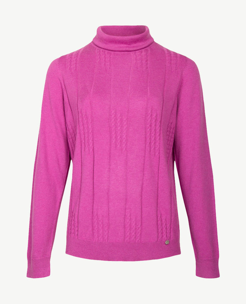 Gollé Haug - Lichte pullover coll - Fuchsia