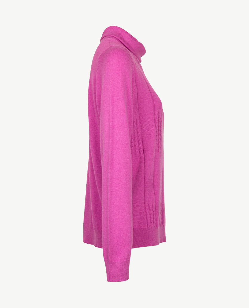 Gollé Haug - Lichte pullover coll - Fuchsia