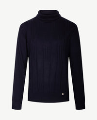Gollé Haug - Lichte pullover coll - Navy