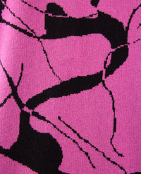 Gollé Haug -  Polo gebreid -  Pink  met zwart