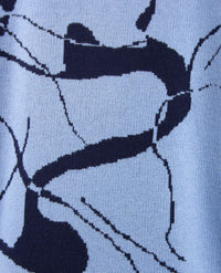 Gollé Haug -  Polo gebreid -  Ice  met navy