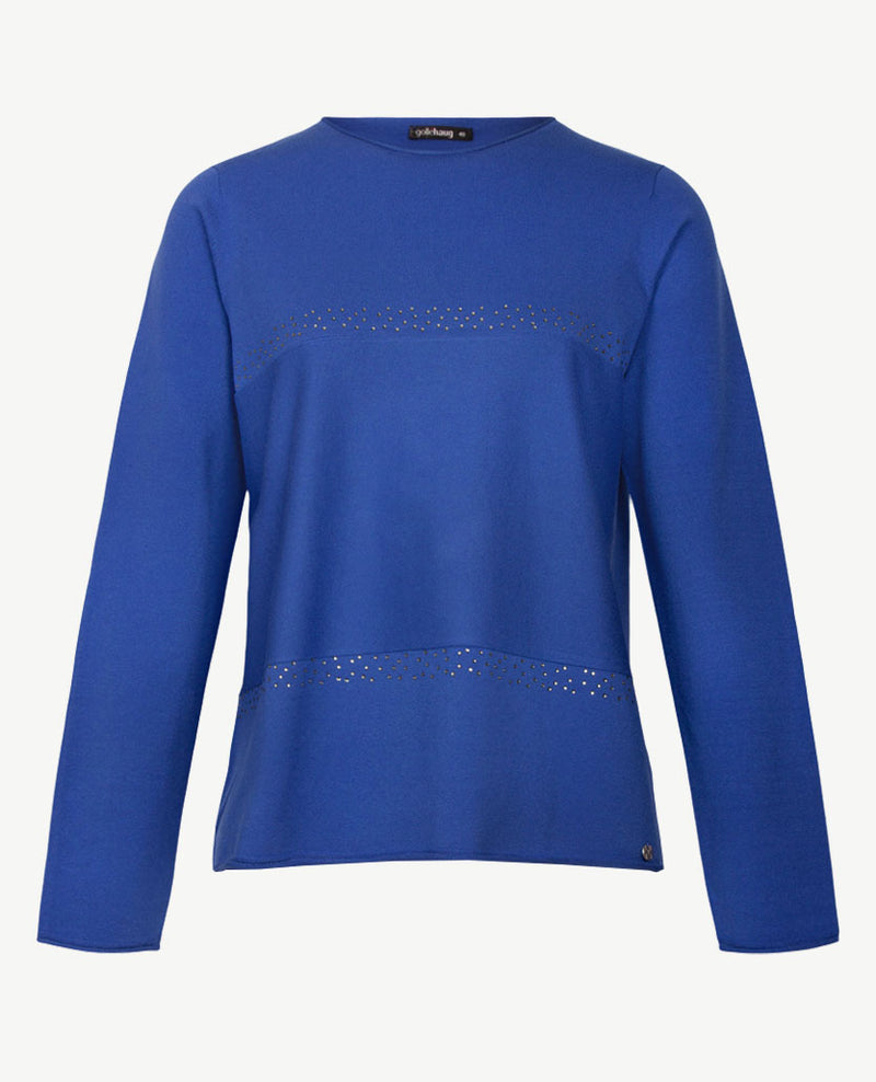 Gollé Haug - Pullover rol boordje - Kobalt