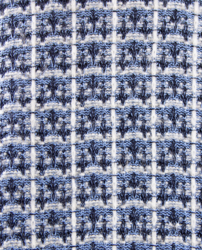 Gollé Haug - Vest 'Chanel' - ronde hals - Navy, off-white en blue