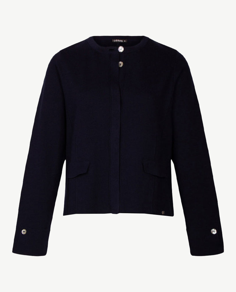 Gollé Haug - Vest - ronde hals - Navy