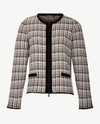 Gollé Haug - Vest met rits - ronde hals - Zwart, off-white en beige