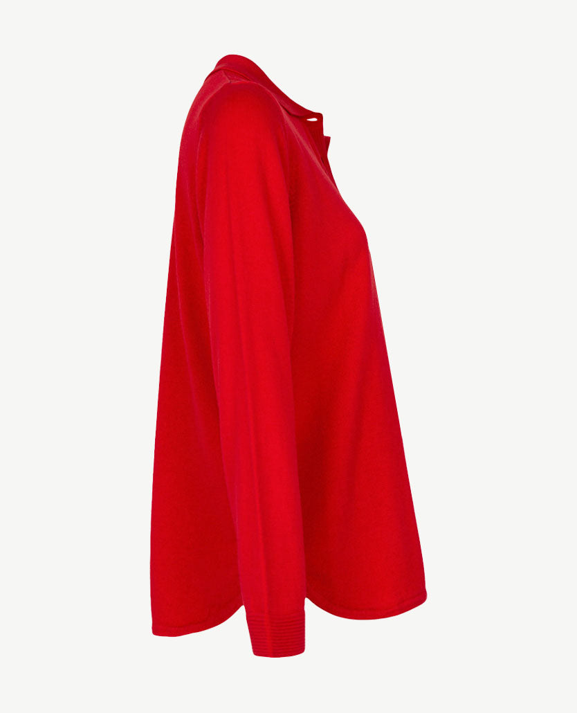Gollé Haug -  Pullover polo - Warm rood