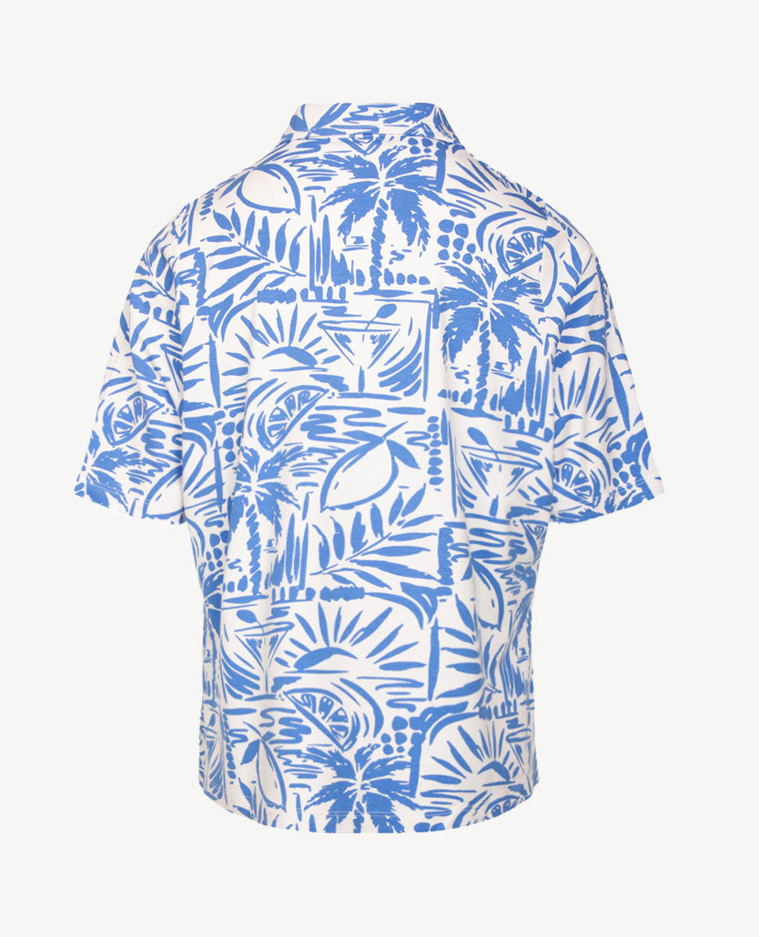 Gollé Haug - Polo - jersey - Kobalt met wit