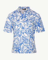 Gollé Haug - Polo - jersey - Kobalt met wit