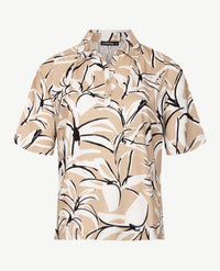 Gollé Haug - Polo - Jersey - Beige met wit en zwart