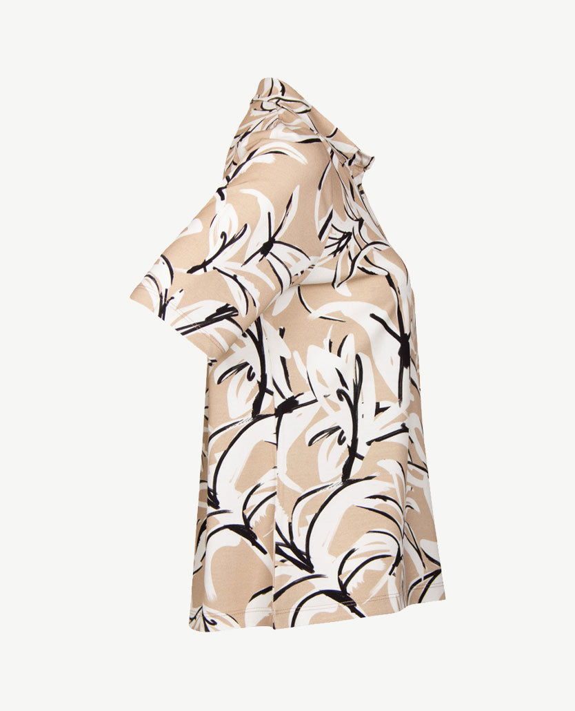 Gollé Haug - Polo - Jersey - Beige met wit en zwart