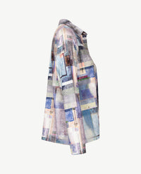 Gollé Haug - Damespolo - Jersey - Blauwen met grijs en cream