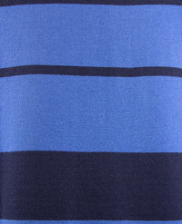 Gollé Haug - Damespullover - Ronde hals - Kobalt met navy en pink