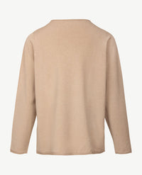 Gollé Haug - Damespullover rol boordje - Beige