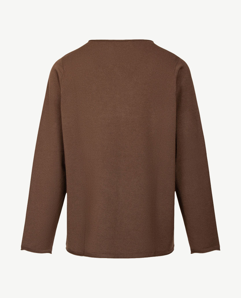 Gollé Haug - Pullover rol boordje - Choco