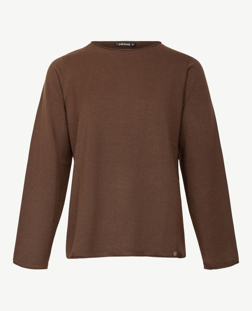 Gollé Haug - Pullover rol boordje - Choco
