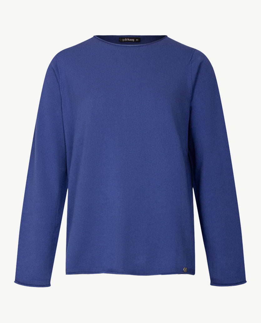 Gollé Haug - Pullover rol boordje - Kobalt