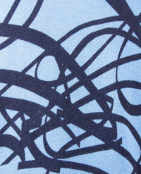 Gollé Haug - Dunne damespullover - Ronde hals - Iceblue met navy