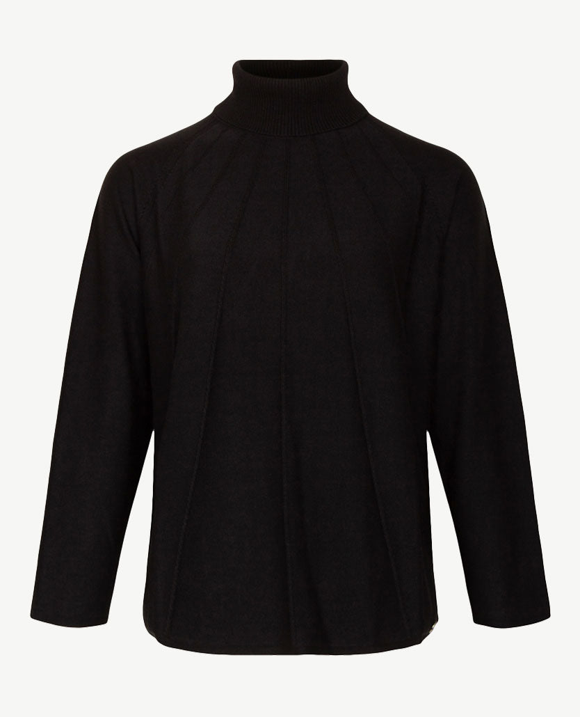Gollé Haug - Pullover coll - A-lijn - Zwart