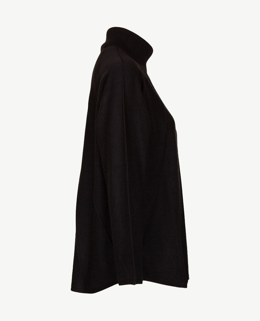 Gollé Haug - Pullover coll - A-lijn - Zwart