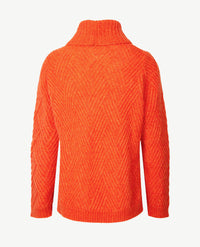 Gollé Haug - Pullover coll - Burnt orange