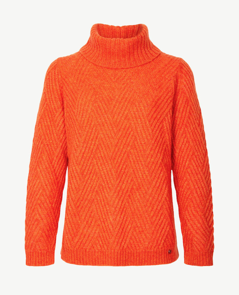 Gollé Haug - Pullover coll - Burnt orange