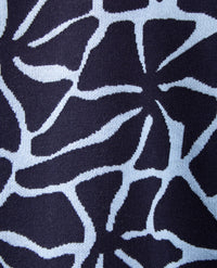 Gollé Haug - Damespullover platte coll - Navy en iceblue