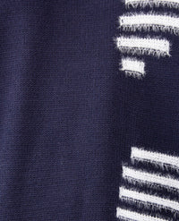 Gollé Haug - Damespullover met coll - Marine met off-white
