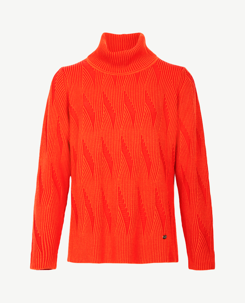 Gollé Haug - Pullover coll - Burnt orange