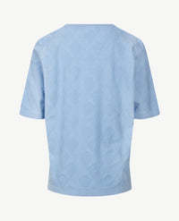 Gollé Haug - Lichte pullover ronde hals - Structuurtje - Blue