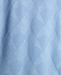 Gollé Haug - Lichte pullover ronde hals - Structuurtje - Blue