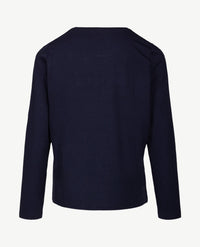 Gollé Haug - Damestop ronde hals - Lange mouw - Navy