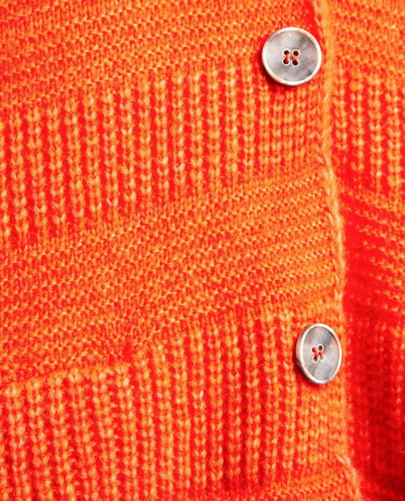 Gollé Haug - Vest - Verschillende breisels - Burnt orange