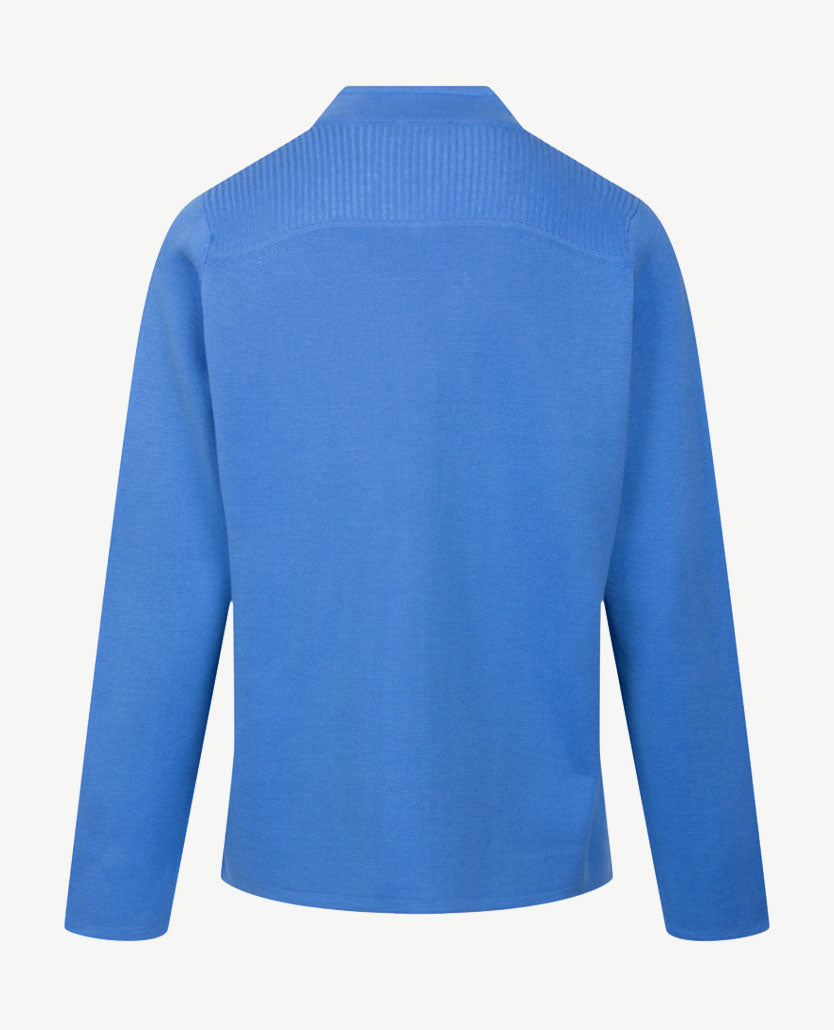 Gollé Haug - Vest met rits en zakken - Kobalt