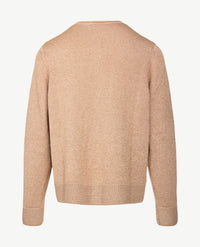 Gollé Haug - Vest met knopen en zakjes - Glans beige-caramel