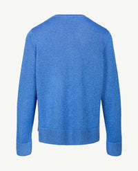 Gollé Haug - Vest met knopen en zakjes - Glans kobalt