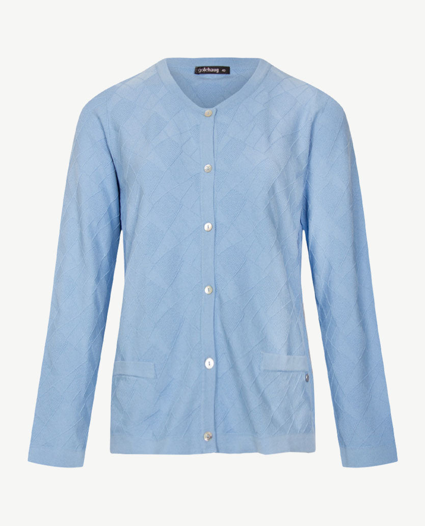 Gollé Haug - Vest - Structuurtje - Blue