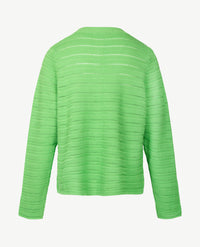 Gollé Haug - Vest met knopen - Fantasiebreisel - Groen