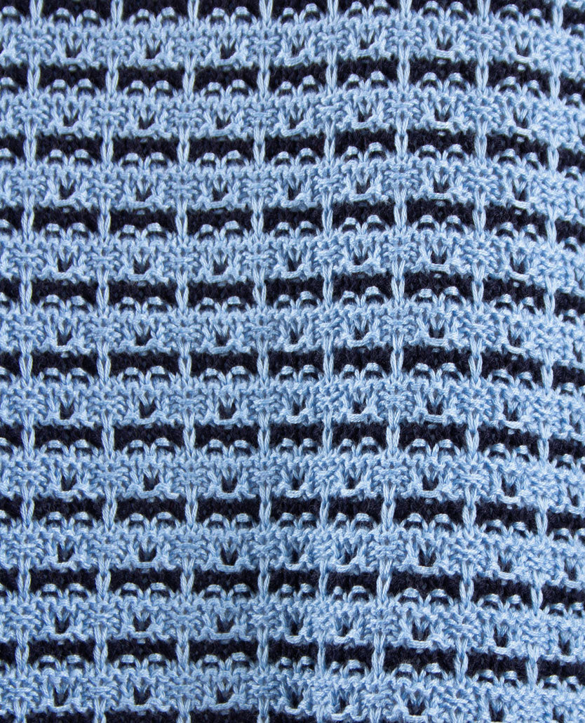 Gollé Haug - Damesvest met knopen en zakken - ronde hals - Navy met staalblauw