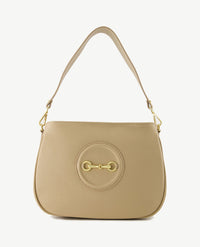 Tas - Louise - Leer - Donker beige