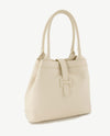 Tas - Hillary - Groot - Leer - Licht beige