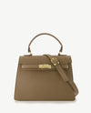 Tas - Helene - Leer - Taupe