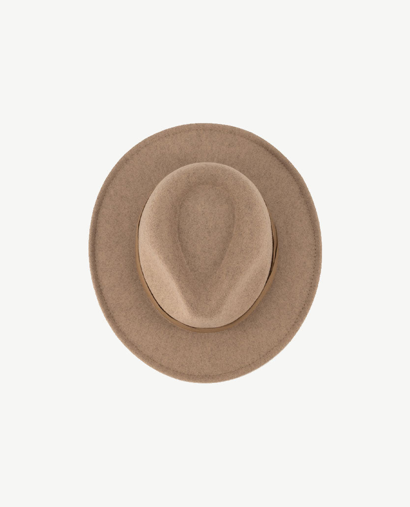 Hoed - Vilt - Taupe