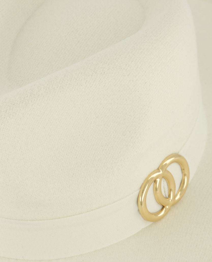 Hoed - Vilt - Off-white