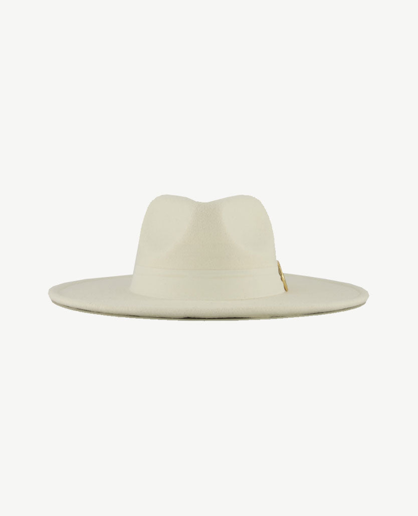 Hoed - Vilt - Off-white