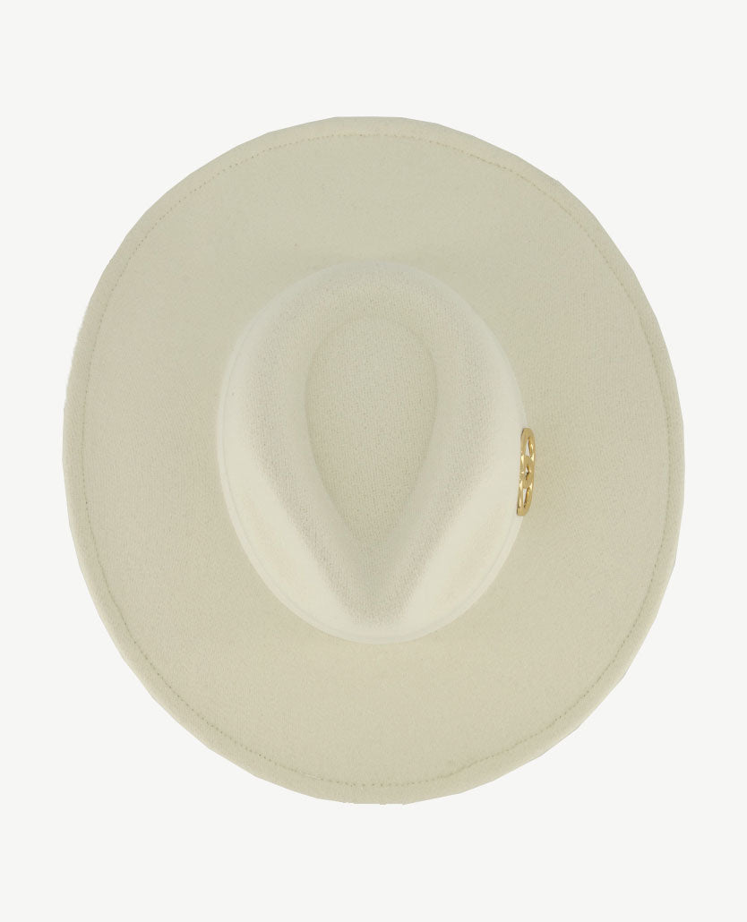 Hoed - Vilt - Off-white