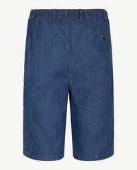 D.Y.P. - Julian - Bermuda/korte broek - Elastische band - jeans - Stone blue