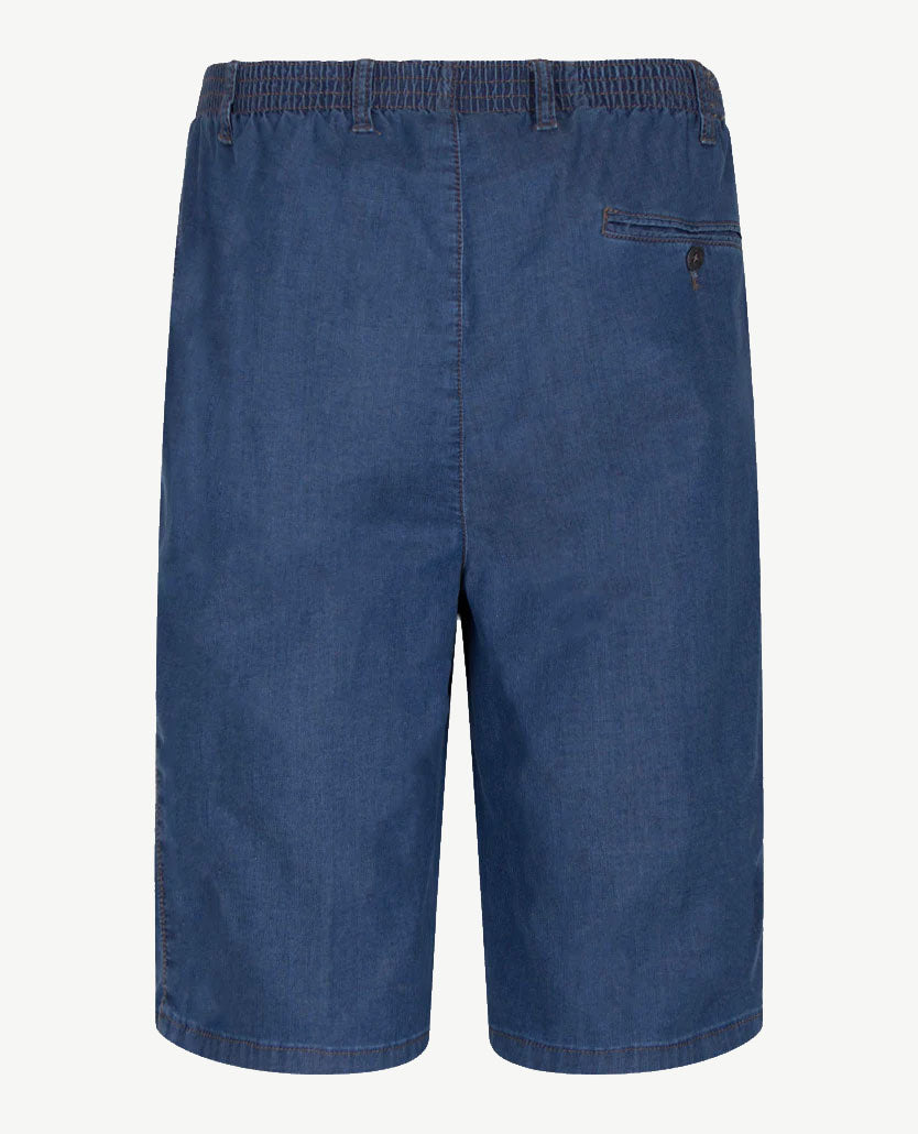 D.Y.P. - Julian - Bermuda/korte broek - Elastische band - jeans - Stone blue