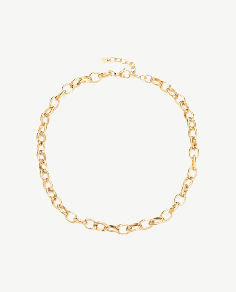 Korte ketting - Schakels - Goudkleurig 101215723