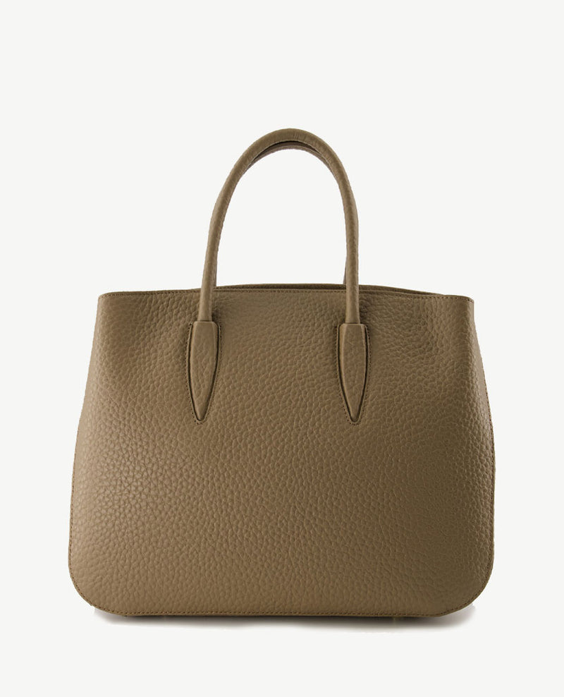 Tas - Lauren - Leer - Taupe