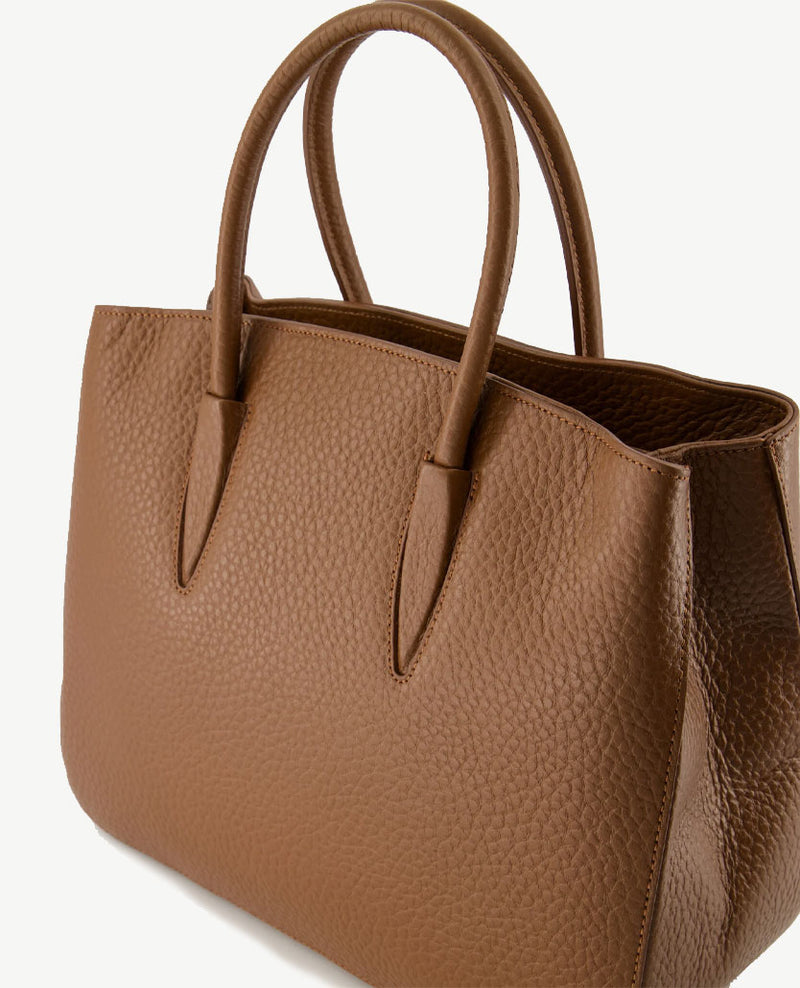 Tas - Lauren - Leer - Donker cognac